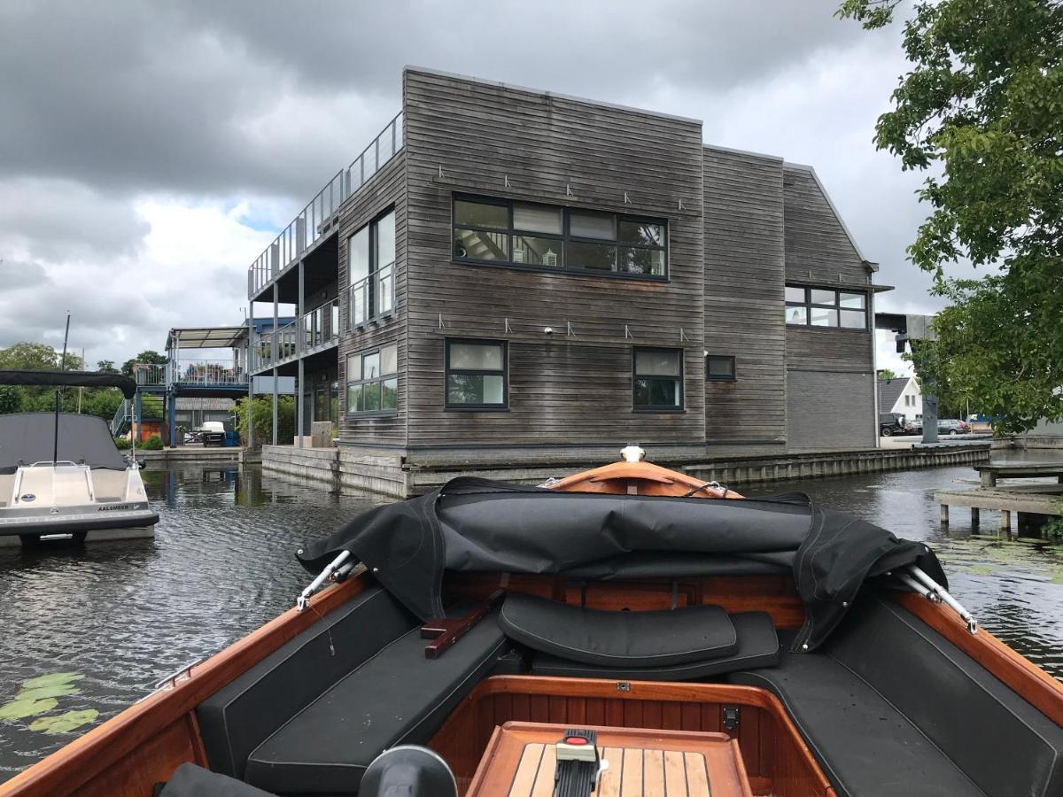 The Boathouse With Boat Villa Aalsmeer Buitenkant foto